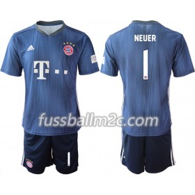 Fußballtrikots FC Bayern München NEUER 1 Kinder Ausweich Trikotsatz 2018-2019